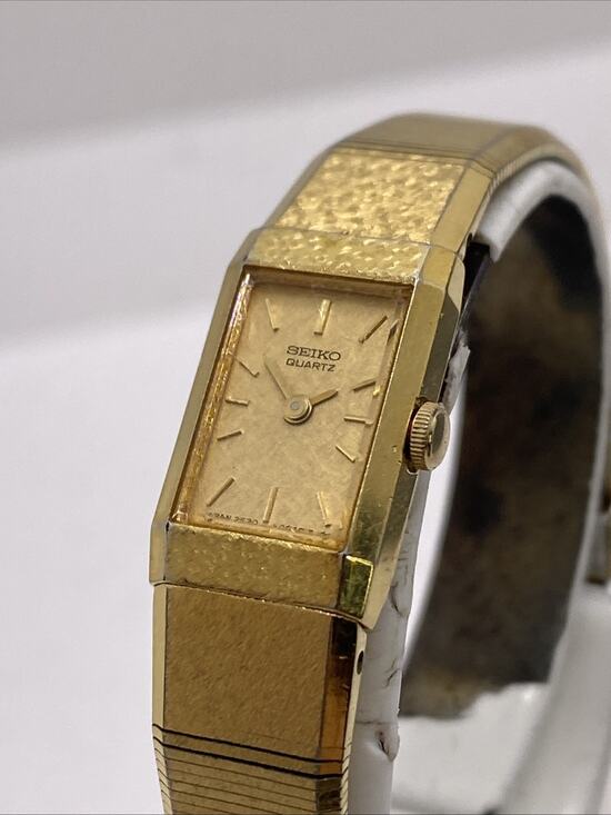 Seiko Accessories - Vintage Womens Seiko Gold Tone Watch New Battery